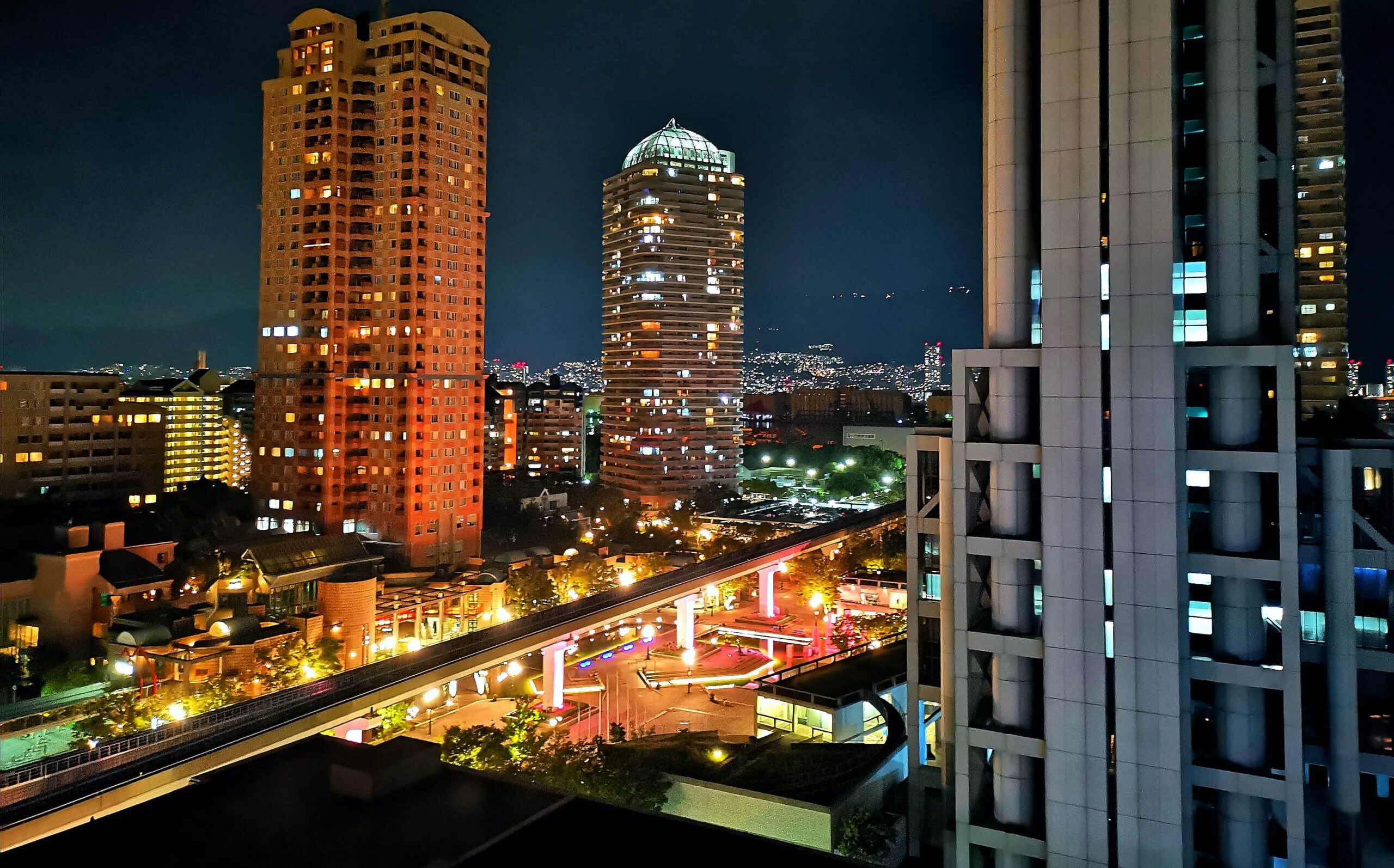 神戸ベイシェラトン ホテル＆タワーズから見える夜景